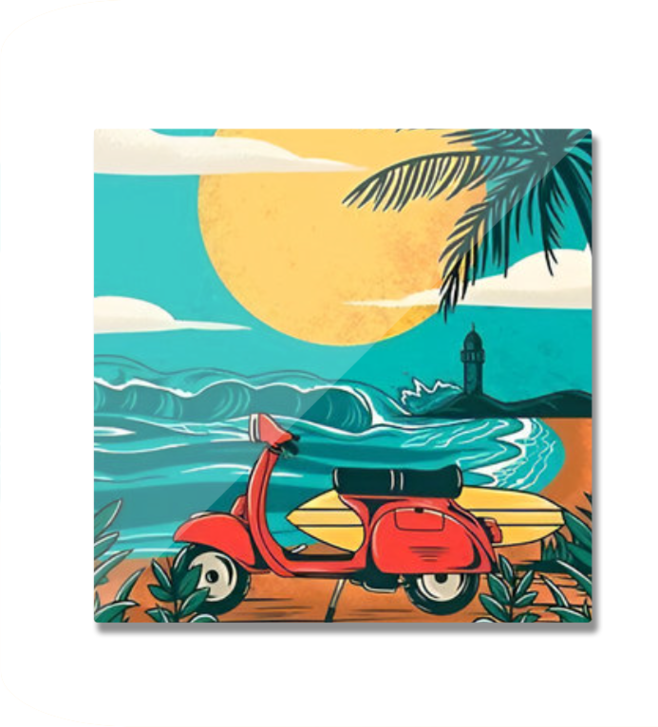 Goa Vibes Fridge Magnet