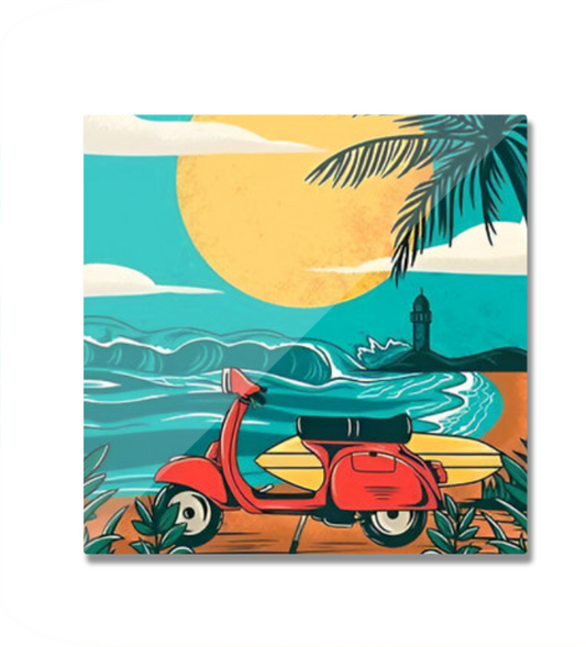 Goa Vibes Fridge Magnet